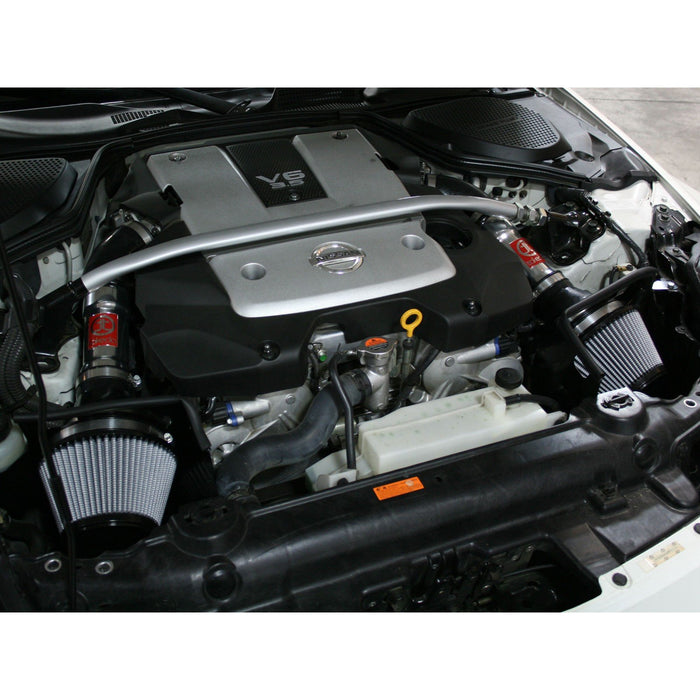 aFe Power Takeda Stage-2 Cold Air Intake System w/ Pro Dry S Media Polished Nissan 350Z 07-08 V6-3.5L VQ35HR
