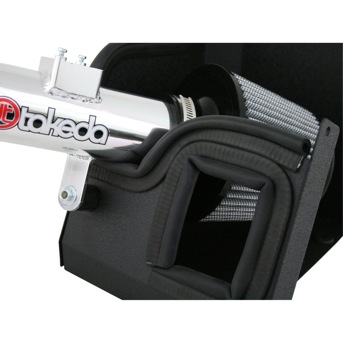 aFe Power Takeda Stage-2 Cold Air Intake System w/ Pro Dry S Media Polished Mitsubishi Lancer 08-14 L4-2.0L