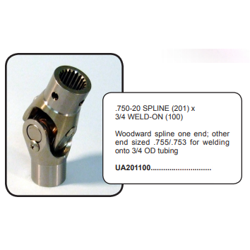 WOODWARD Needle Bearing U-Joints