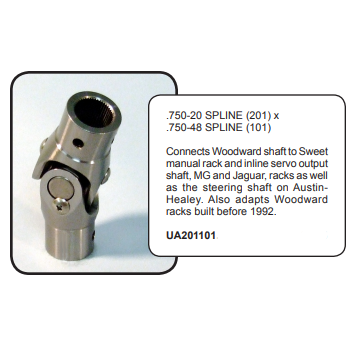 WOODWARD Needle Bearing U-Joints