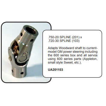 WOODWARD Needle Bearing U-Joints