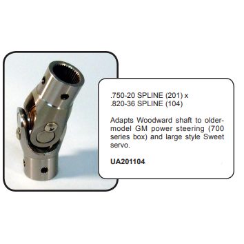 WOODWARD Needle Bearing U-Joints