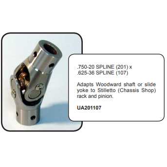 WOODWARD Needle Bearing U-Joints