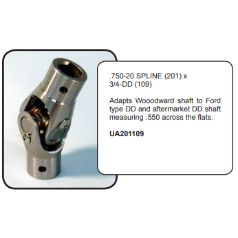 WOODWARD Needle Bearing U-Joints