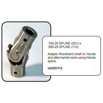 WOODWARD Needle Bearing U-Joints