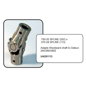 WOODWARD Needle Bearing U-Joints