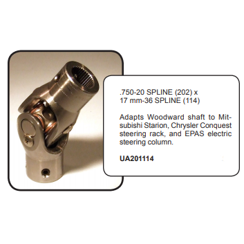 WOODWARD Needle Bearing U-Joints