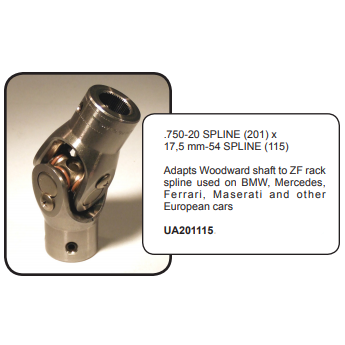 WOODWARD Needle Bearing U-Joints