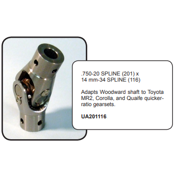 WOODWARD Needle Bearing U-Joints