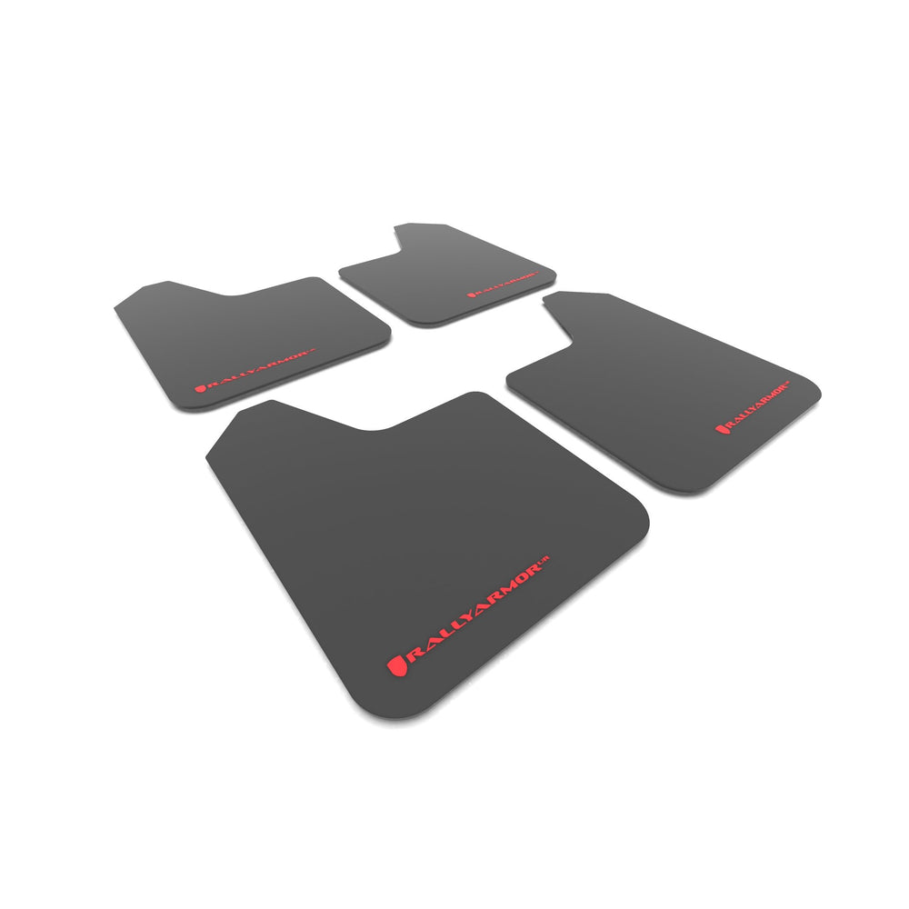 Rally Armour Universal UR Black Mud Flap Set