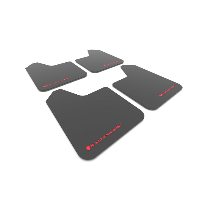 Rally Armour Universal UR Black Mud Flap Set