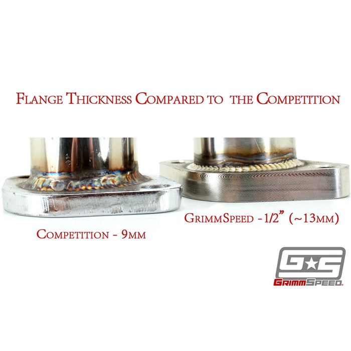 GrimmSpeed Up Pipe, 3-Bolt Inlet - WRX/STI/LGT/FXT