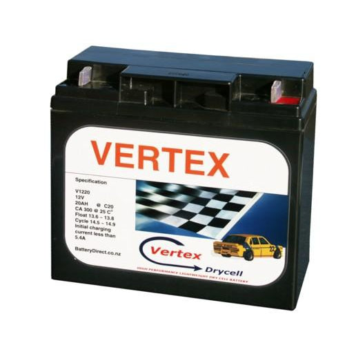 Vertex Dry Cell Racing Battery - 440CCA-Batteries & Mounting-Speed Science