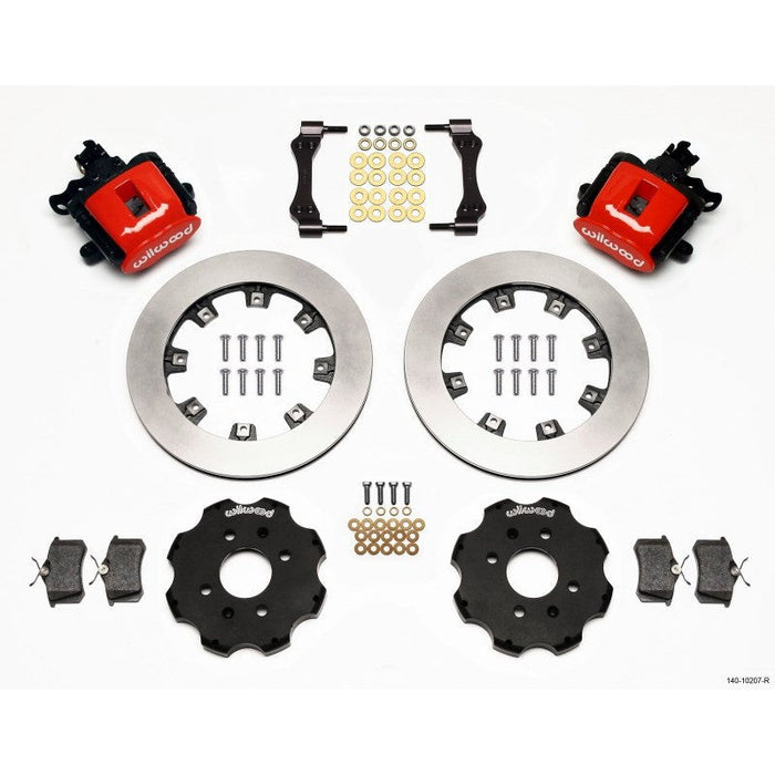 Wilwood Combination Parking Brake Rear 12.19In Kit Red 2.39Hub