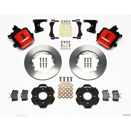 Wilwood Combination Parking Brake Rear Kit Red 11In