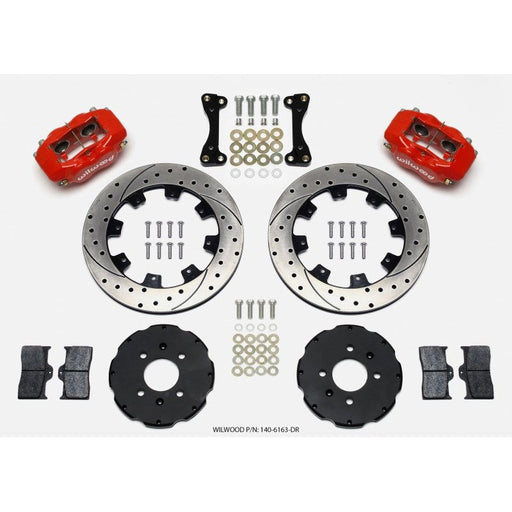 Wilwood Forged Red Dynalite Front Hat Kit 262mm