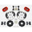 Wilwood Forged Red Dynalite Front Hat Kit 262mm