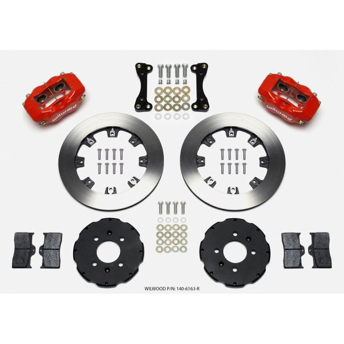 Wilwood Forged Red Dynalite Front Hat Kit 262mm