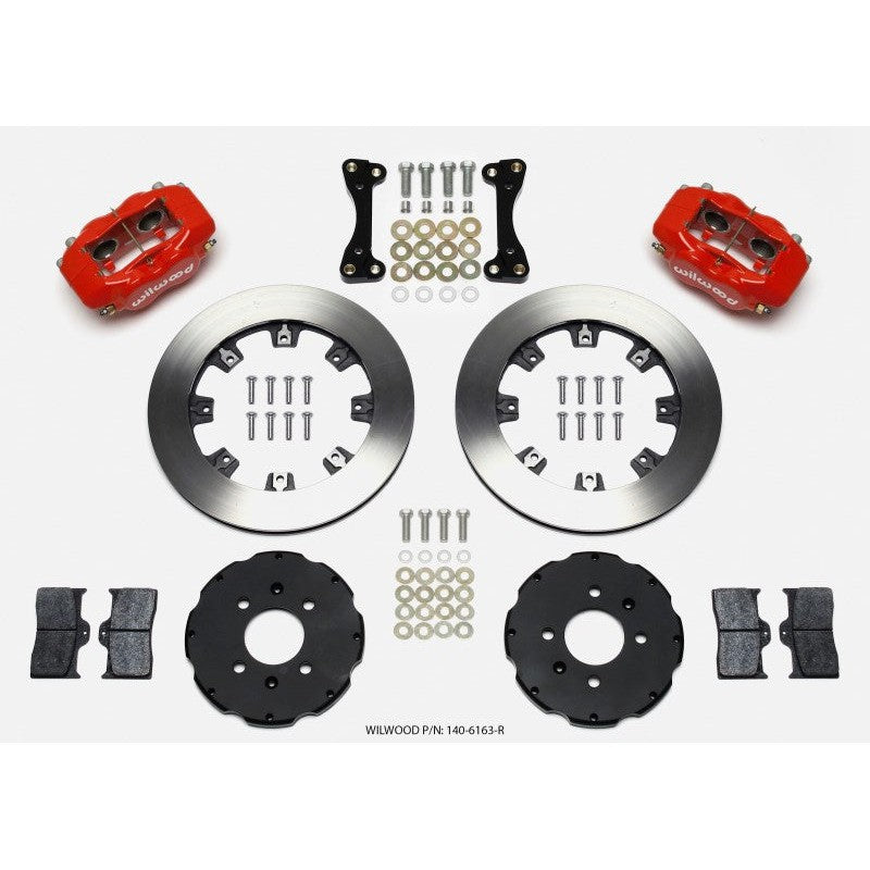 Wilwood Forged Red Dynalite Front Hat Kit 262mm