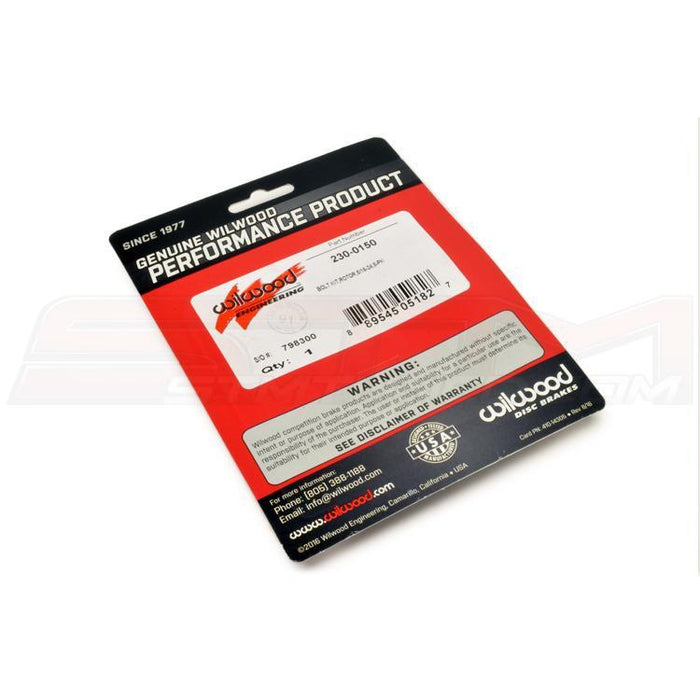 STM Tuned Wilwood Brake Rotor Bolts for Drag Brakes (230-0150)